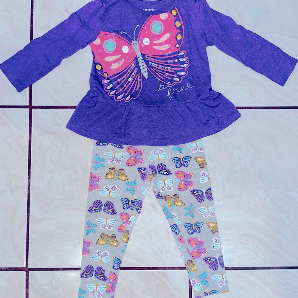 Carter’s Butterfly Outfit // Size 18 months